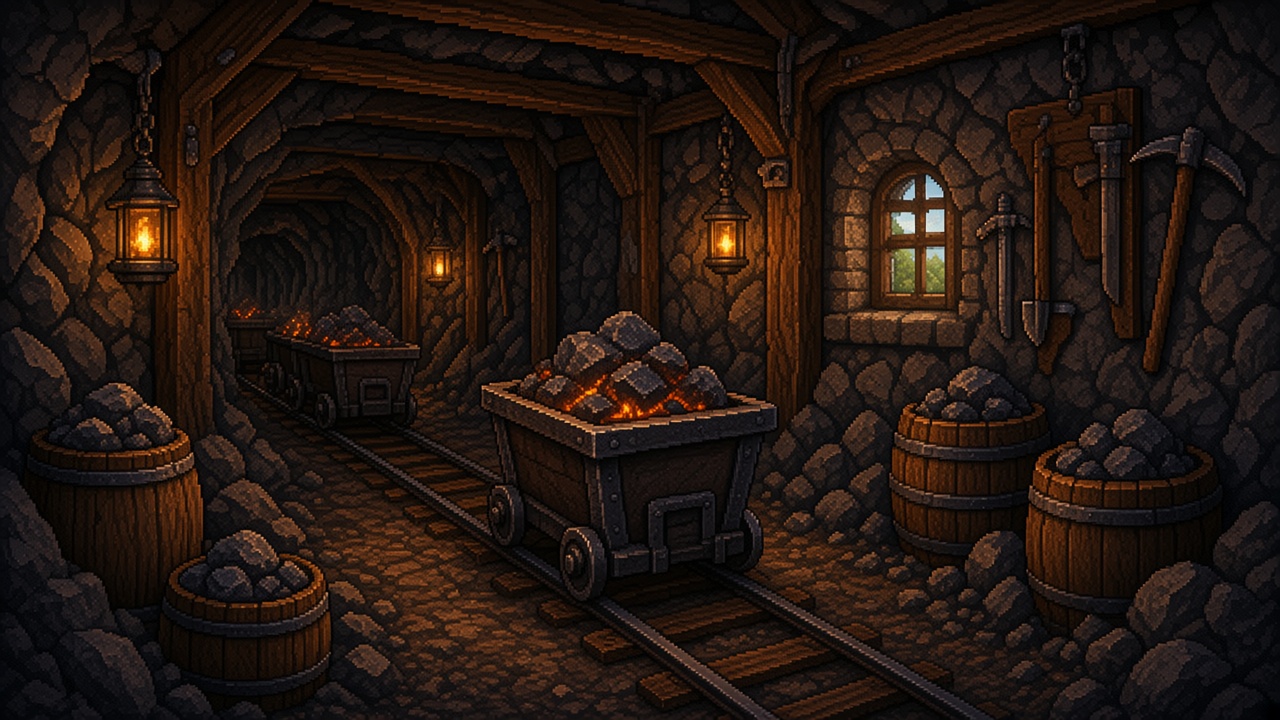 Mine interior
